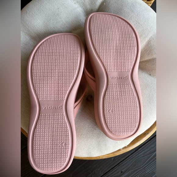 Vionic High Tide II platform flip Flops pink - Picture 7 of 7